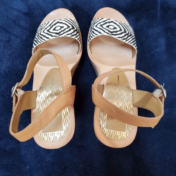 Dolce vita leather and cork platform sandal - Picture 6 of 16